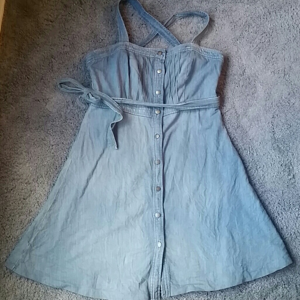 GAP vintage chambray denim dress